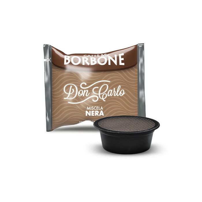 Capsule Don Carlo Miscela nera (Compatibile Lavazza A Modo Mio)