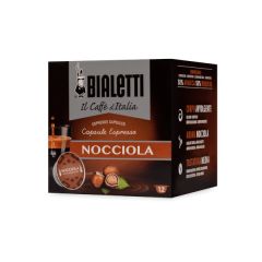 12 Capsule Bialetti Miscela caffe aromatizzato alla nocciola