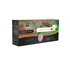 N10 Capsule Lollo al gusto di cappuccino Compatibili Nespresso