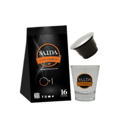 Capsule Saida Compatibili Con Macchine Caffitaly Miscela Casa White
