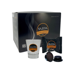 CAPSULE SAIDA COMPATIBILI CON MACCHINE LAVAZZA A MODO MIO MISCELA BAR BLACK