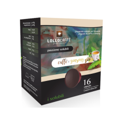 16 capsule gusto ginseng Lollo caff Compatibili Lavazza a Modo Mio