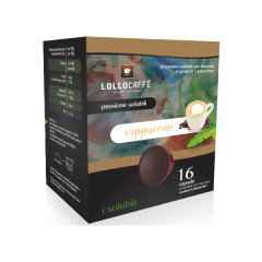 16 capsule gusto cappuccino Lollo Caff Compatibili Lavazza a Modo Mio