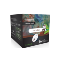 16 capsule aromatizzate cioccolato Lollo Caff Compatibili Nescaf Dolce Gusto