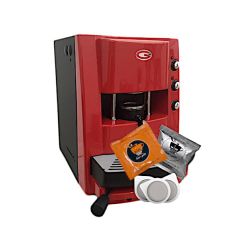 Grimac Macchina Caffè+100 Cialde Caffè Orange Crema+50 Red Dek