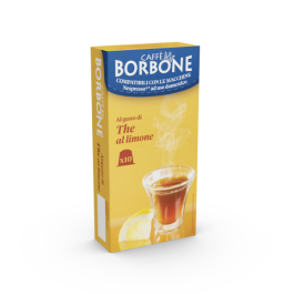 10 Pezzi, Capsule Compatibili Nespresso, Caffè Borbone, The Al Limone