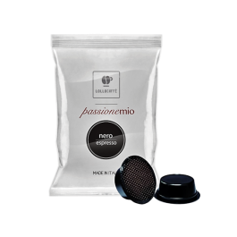 Capsule Compatibili A Modo Mio, Lollo Caffè, Passione Mio Miscela Nera