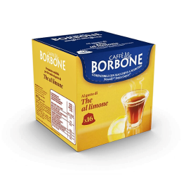 16 Pezzi,Capsule Compatibili Dolce Gusto, Caffè Borbone,The Al Limone