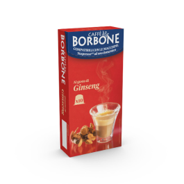 10 Pezzi, Capsule Compatibili Nespresso, Caffè Borbone, Ginseng