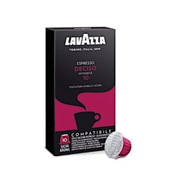 Capsule Compatibile Nespresso, Caffè Lavazza, Miscela Deciso