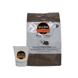 Capsule Compatibili Dolce Gusto, Saida Caffè Miscela Black Bar,