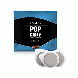 Cialde Caffe, Pop Caffè, Miscela Decaffeinato, Formato (Cialde ese 44)